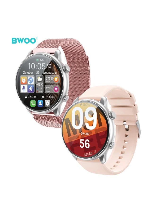 Bwoo Wa10 Smart Watch Silver - Image 3